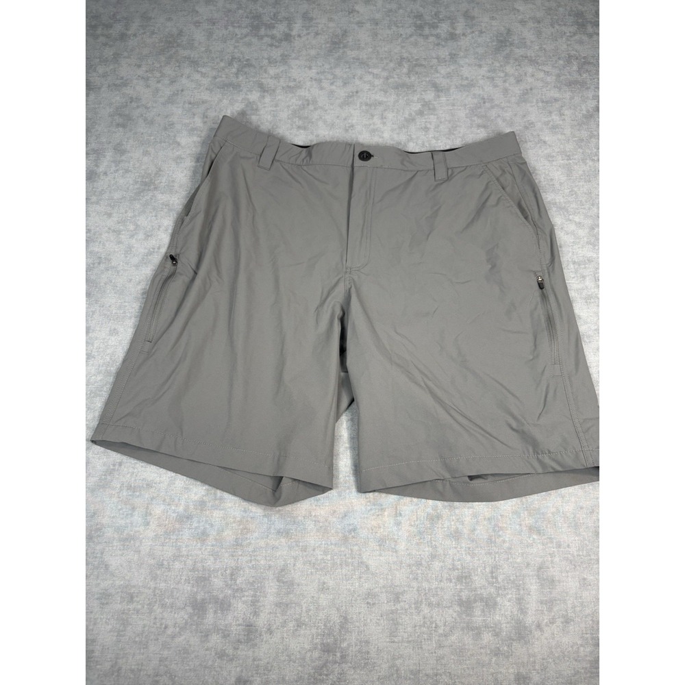 Orvis Tech Shorts Mens 40 Gray Performance Hiking Golf Lightweight EUC